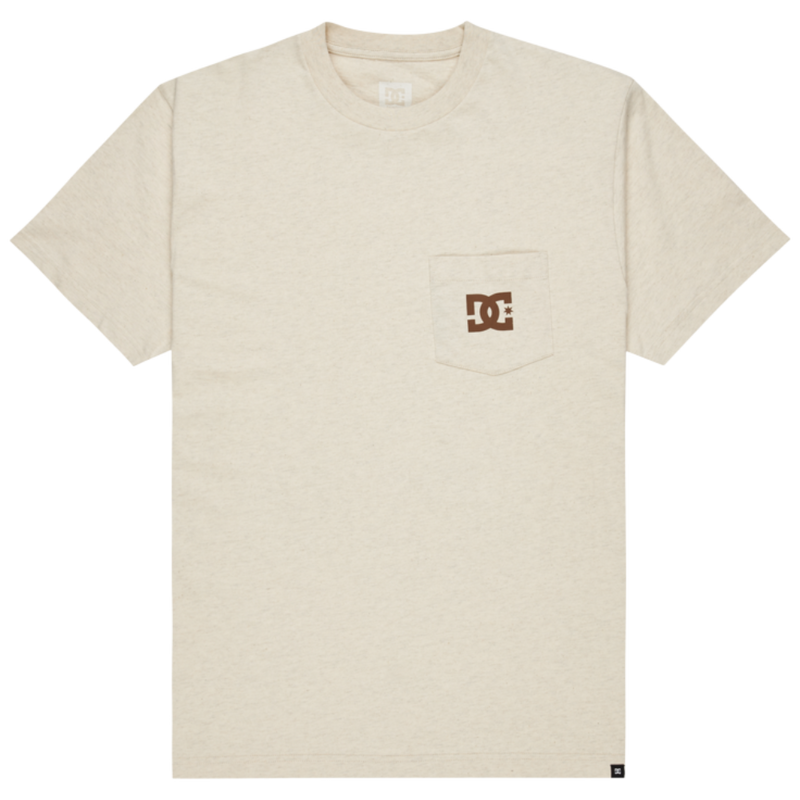 DC - DC Star Pocket HSS - Oatmeal Heather - T-Shirt