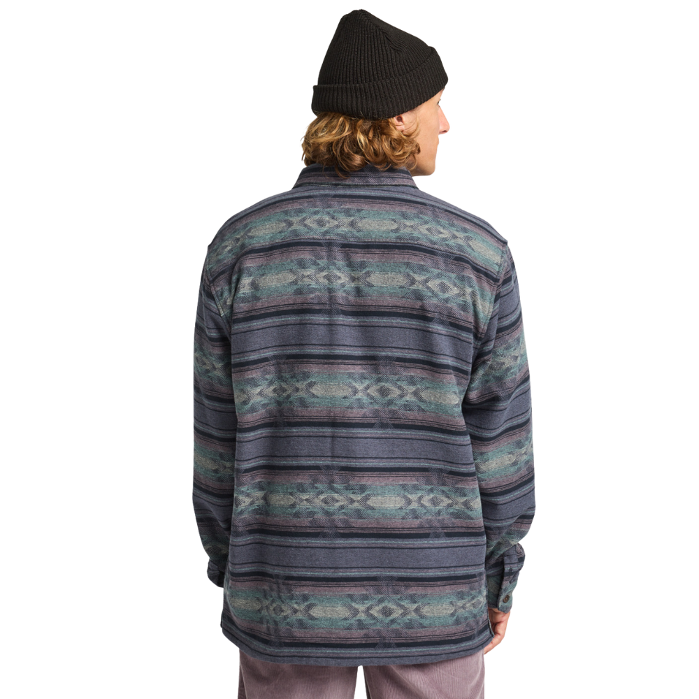 Billabong - Offshore Jacquard Flannel - Ombre Blue - Langarmhemd