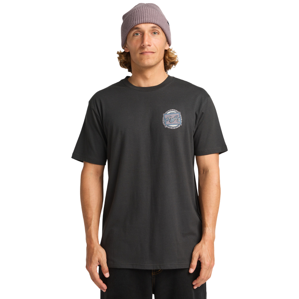 Billabong - Crayon Wave SS - Washed Black - T-Shirt