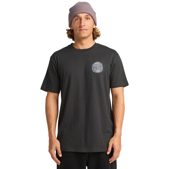 Billabong - Crayon Wave SS - Washed Black - T-Shirt