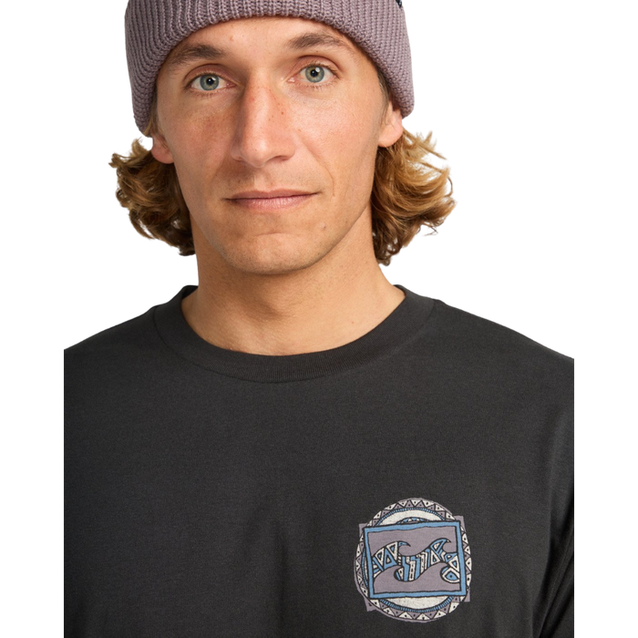 Billabong - Crayon Wave SS - Washed Black - T-Shirt
