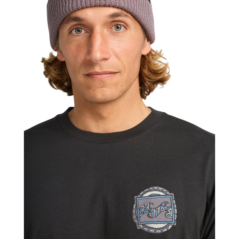 Billabong - Crayon Wave SS - Washed Black - T-Shirt