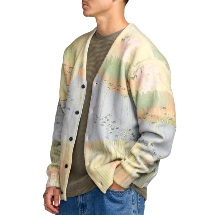 RVCA - Ed Archive Cardigan - Multi - Strickjacke