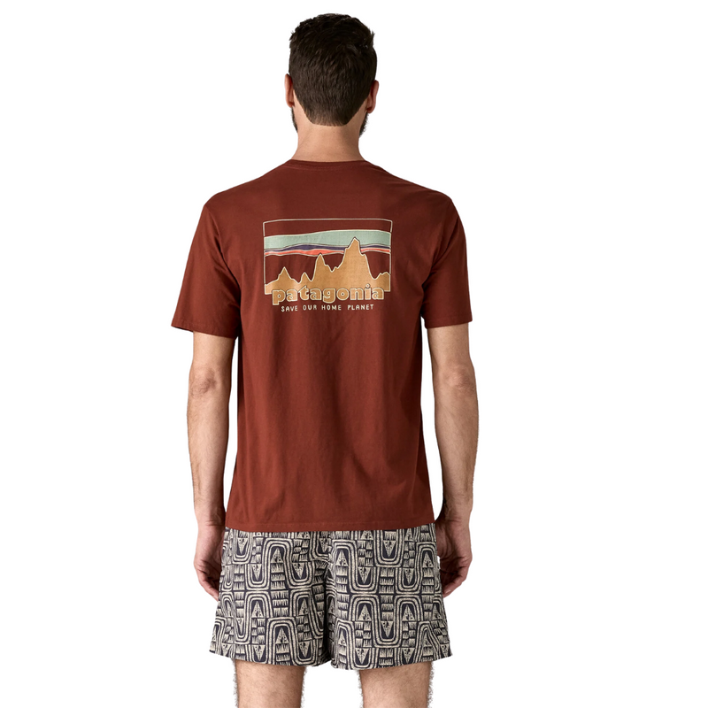 Patagonia - Ms 73 Skyline Organic T-Shirt - Dried Vanilla - T-Shirt