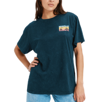 Roxy - Sunnyoversize Optic Wash - Anthracite - T-Shirt