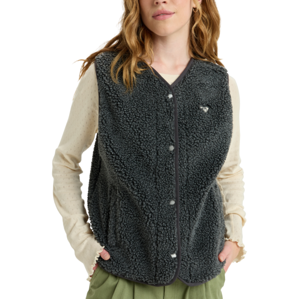 Roxy - Iconic Town Vest - Phantom - Fleece Weste