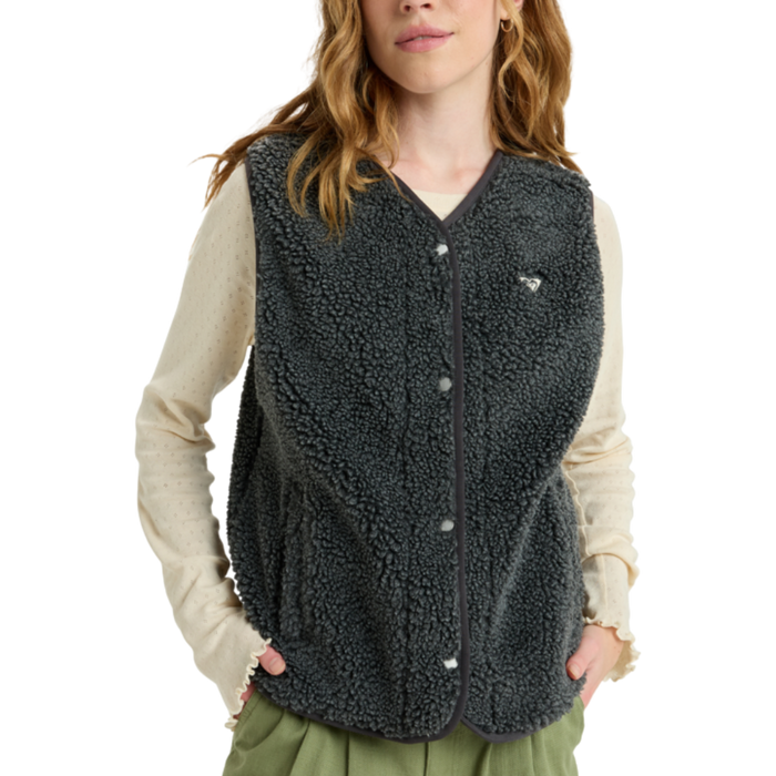 Roxy - Iconic Town Vest - Phantom - Fleece Weste