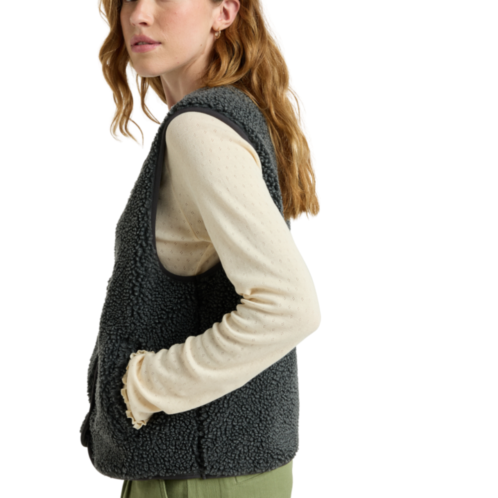Roxy - Iconic Town Vest - Phantom - Fleece Weste