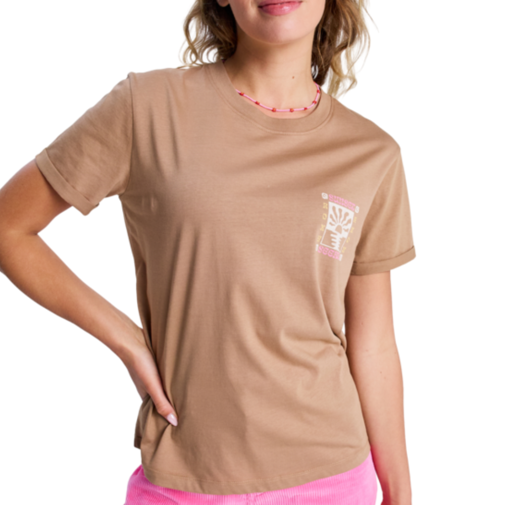 Roxy - Oceanregular Poster - Woodsmoke - T-Shirt