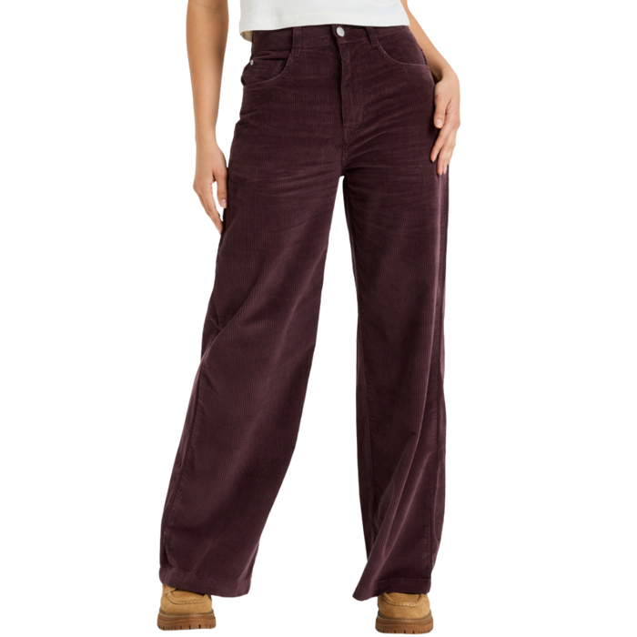 Roxy - Surf On Cloud Cord - Huckleberry - Baggy Fit Pant