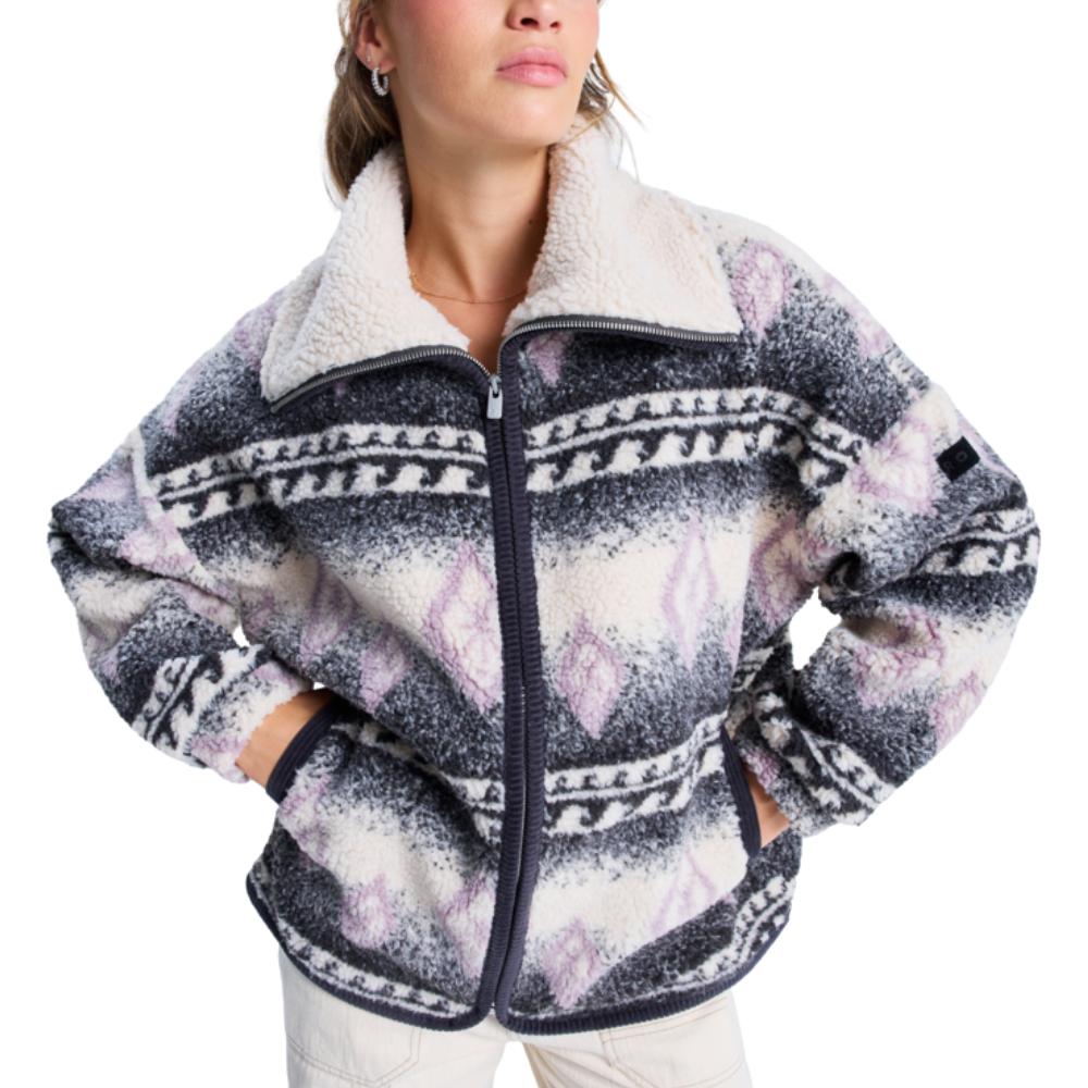 Roxy - Feels Like Winter - Parchment Feel Like Winter - Fleece Jacke