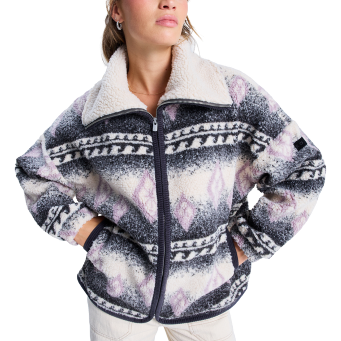 Roxy - Feels Like Winter - Parchment Feel Like Winter - Fleece Jacke
