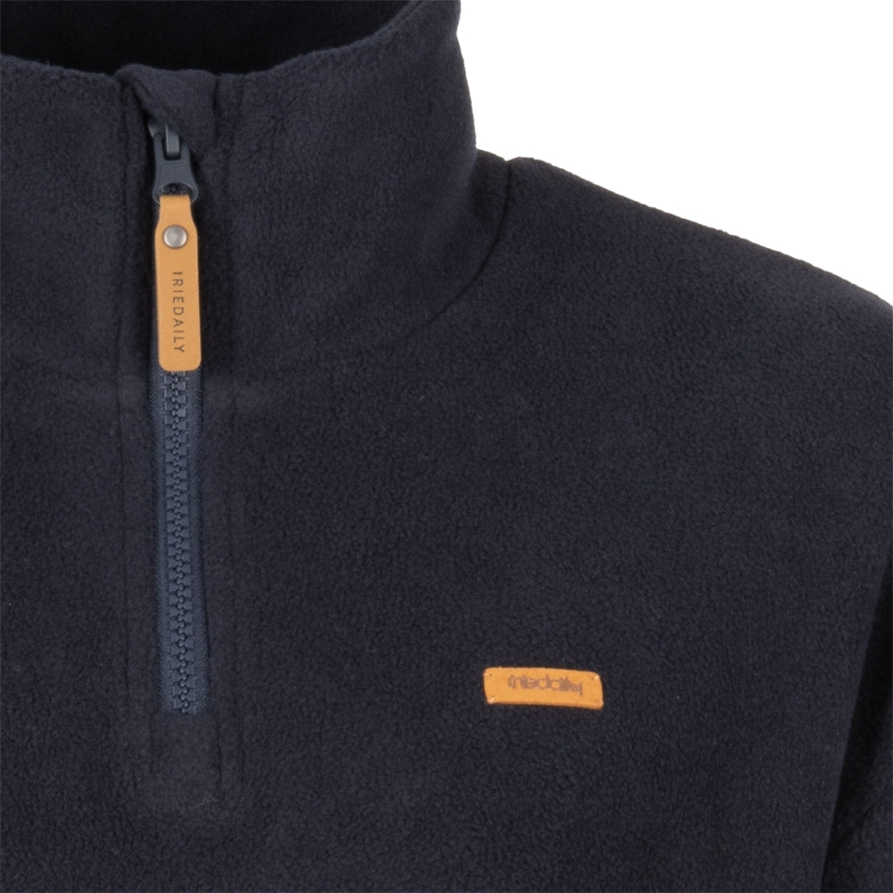 Iriedaily - Half Indi Troyer - Navy Red - Fleece Sweater