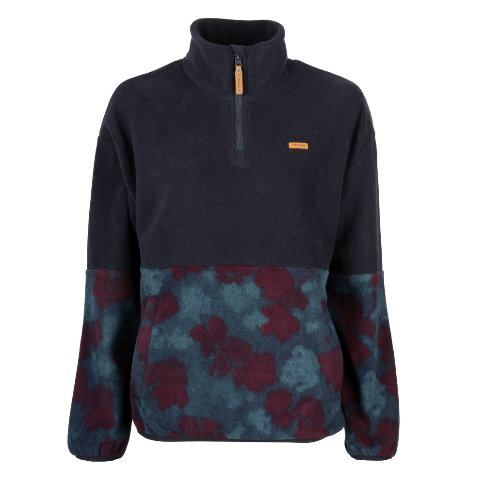 Iriedaily - Half Indi Troyer - Navy Red - Fleece Sweater