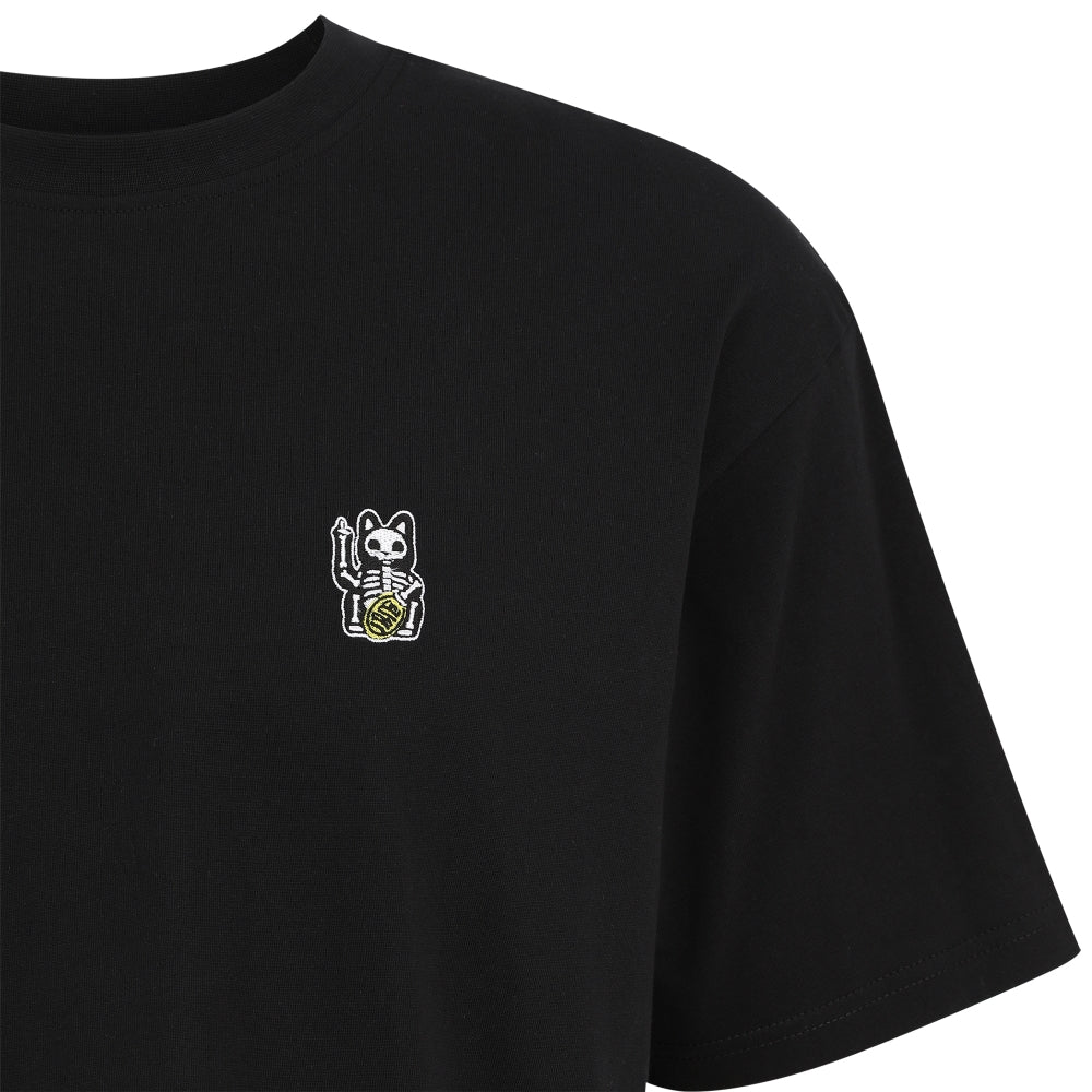Iriedaily - Bone Cat T-Shirt - Black - T-Shirt