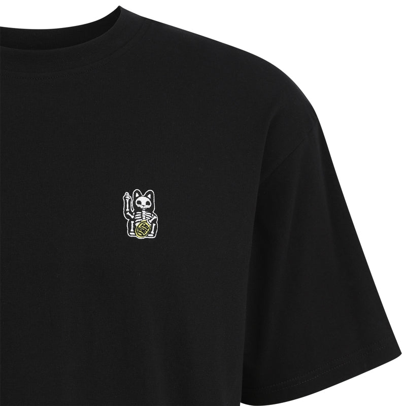 Iriedaily - Bone Cat T-Shirt - Black - T-Shirt