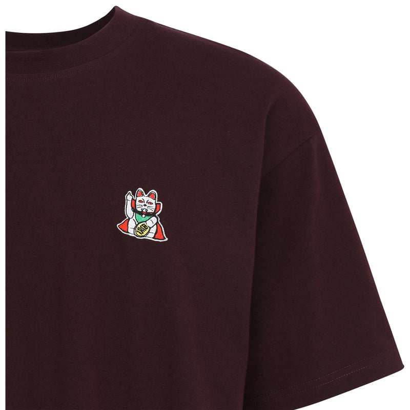 Iriedaily - Vamp Cat T-Shirt - Aubergine - T-Shirt