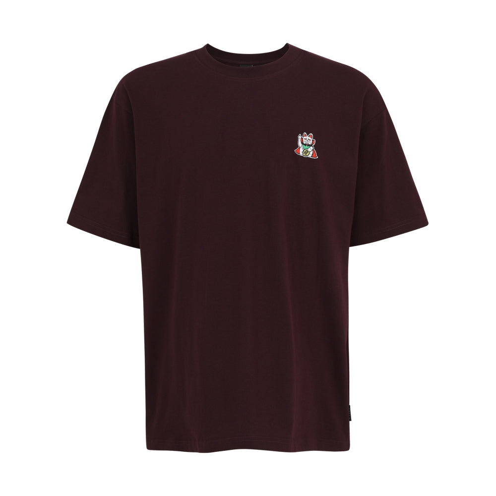 Iriedaily - Vamp Cat T-Shirt - Aubergine - T-Shirt