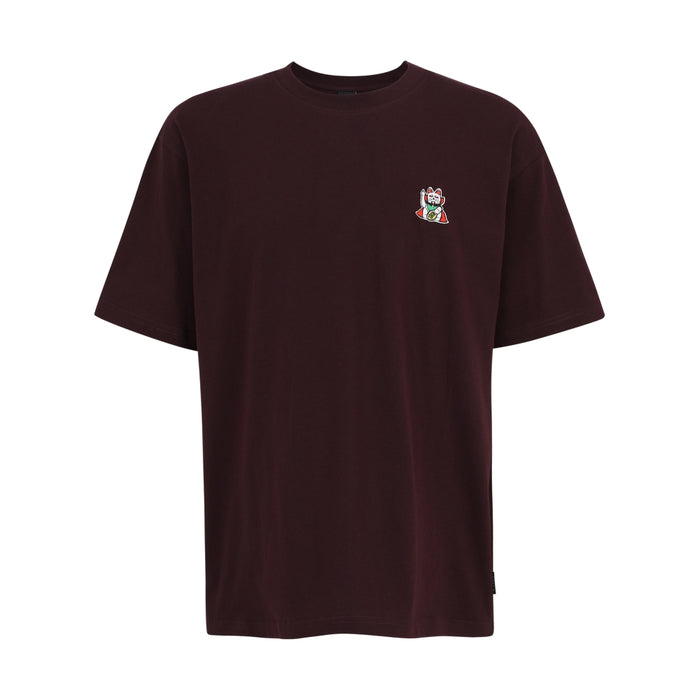 Iriedaily - Vamp Cat T-Shirt - Aubergine - T-Shirt