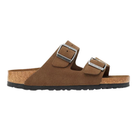 Birkenstock - Arizona Soft Footbed Suede Leather - Dark Tea Tonal FB - Sandale