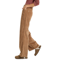 Roxy - Surf On Cloud Cord - Woodsmoke - Baggy Fit Pant