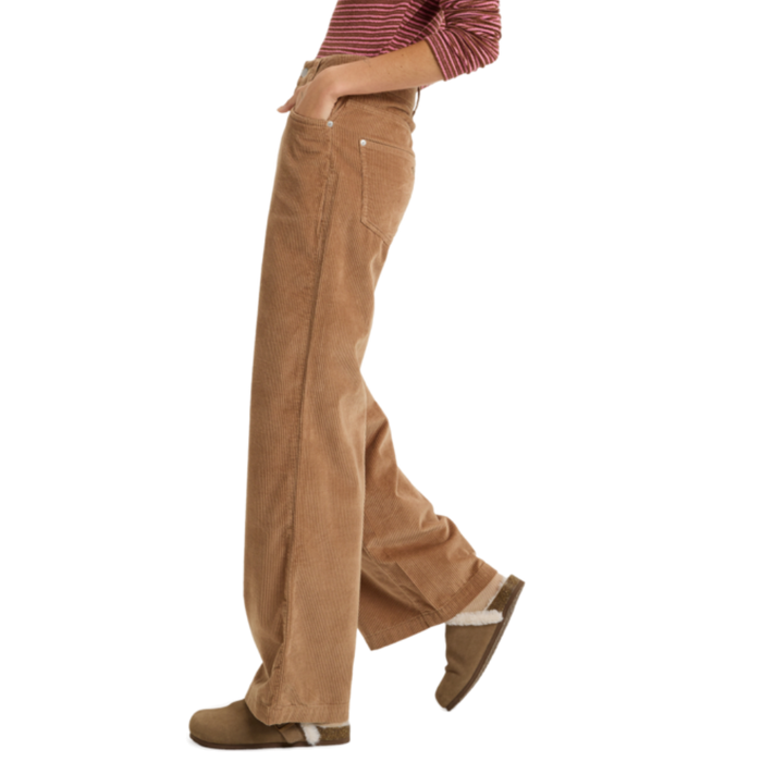 Roxy - Surf On Cloud Cord - Woodsmoke - Baggy Fit Pant