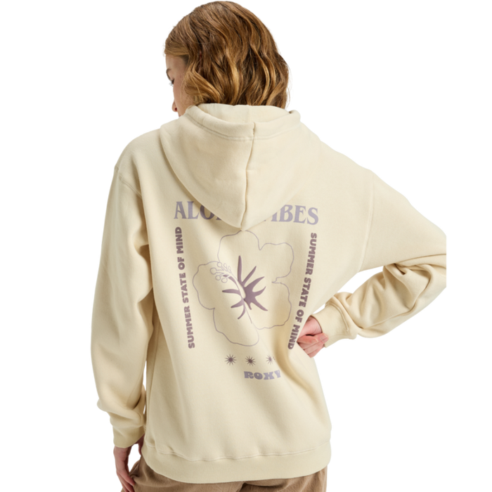 Roxy - Surf Stoked Hoodie Brushed Vt - Parchment - Hoodie