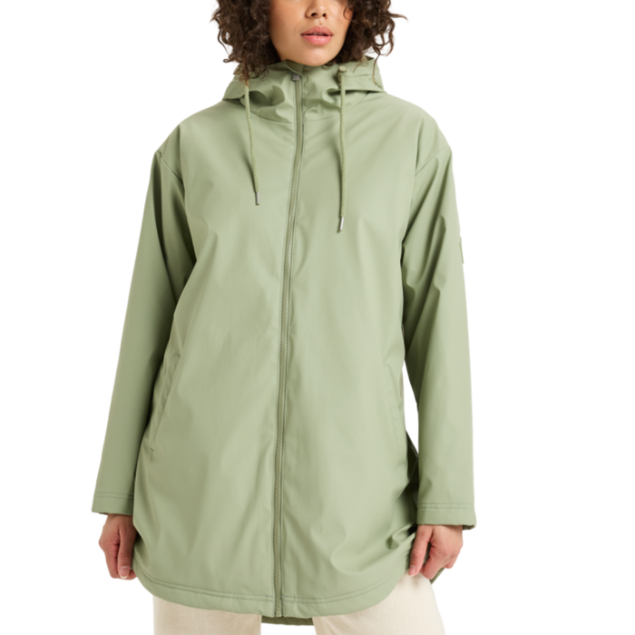 Roxy - Rain Road Polar Zip - Oil Green - Regenjacke