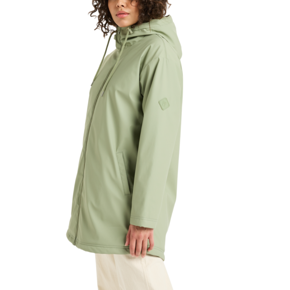Roxy - Rain Road Polar Zip - Oil Green - Regenjacke