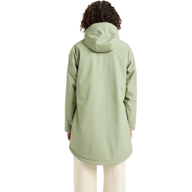 Roxy - Rain Road Polar Zip - Oil Green - Regenjacke