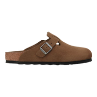Birkenstock - Boston Soft Footbed Suede Leather - Dark Tea Tonal FB - Sandale
