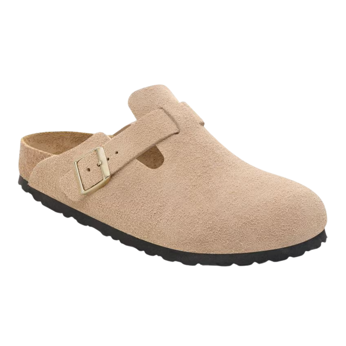 Birkenstock - Boston BS Suede Leather - Sandcastle - Sandale