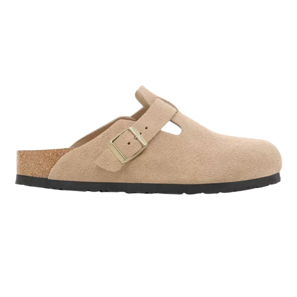 Birkenstock - Boston BS Suede Leather - Sandcastle - Sandale