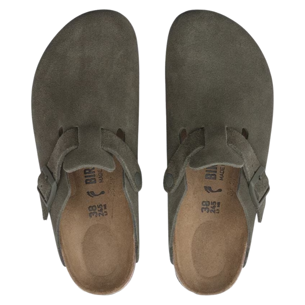 Birkenstock - Boston Suede Leather - Thyme - Sandale