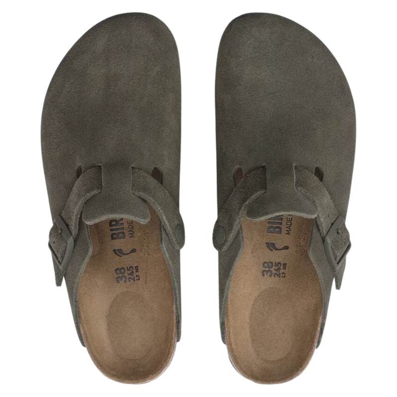 Birkenstock - Boston Suede Leather - Thyme - Sandale