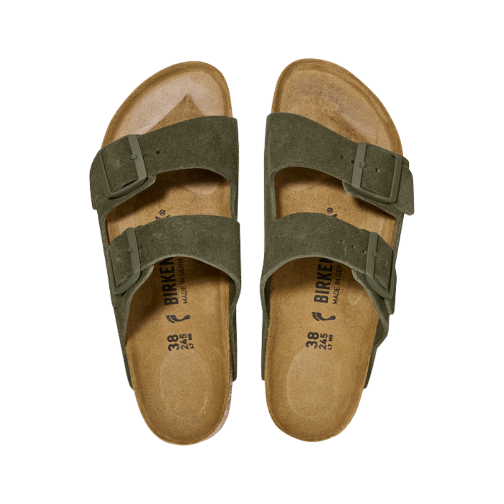 Birkenstock - Arizona Suede Leather - Thyme - Sandale