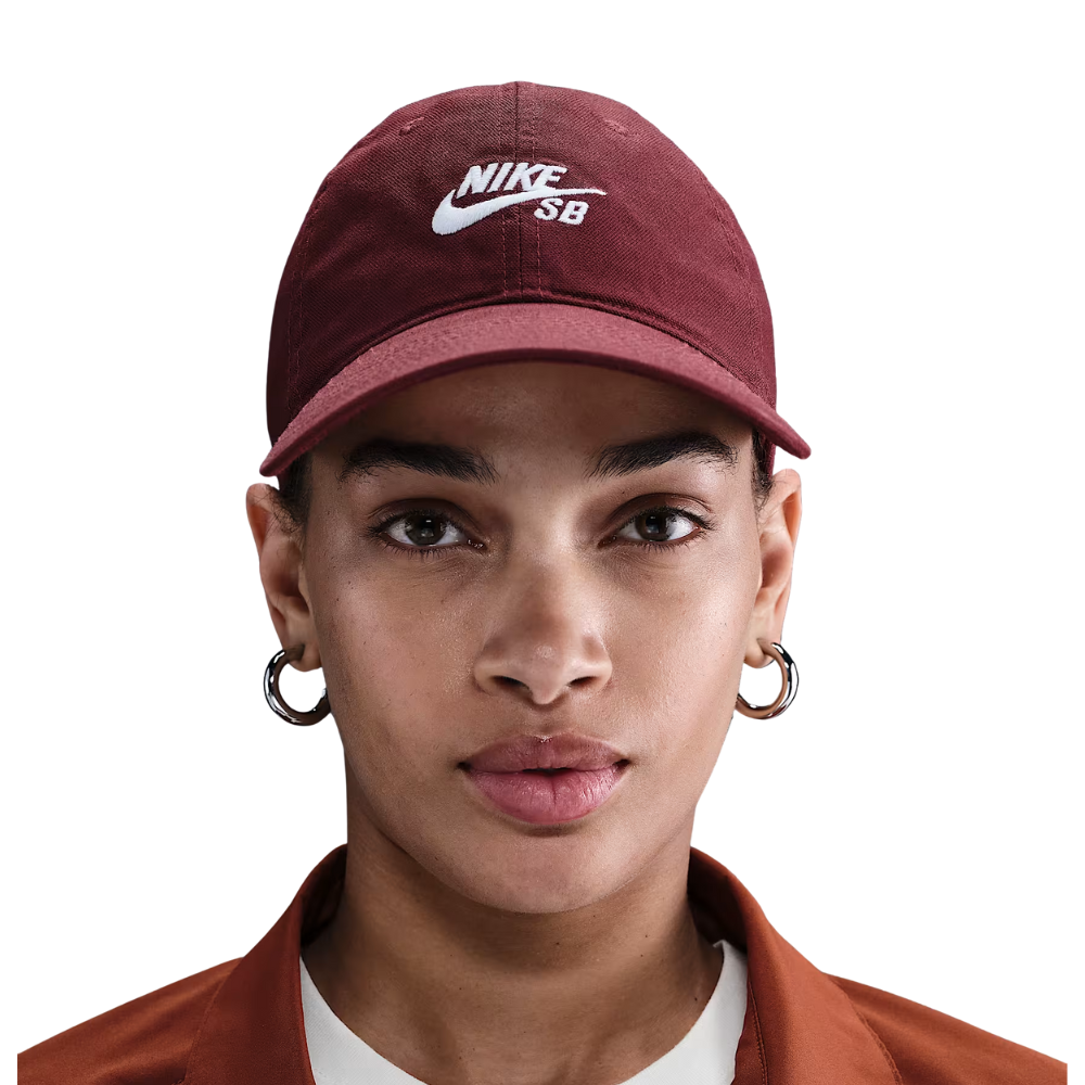 Nike - U Nk Club Cap U Fb Sb S24 L - Dark Team Red/White - Snapback Cap