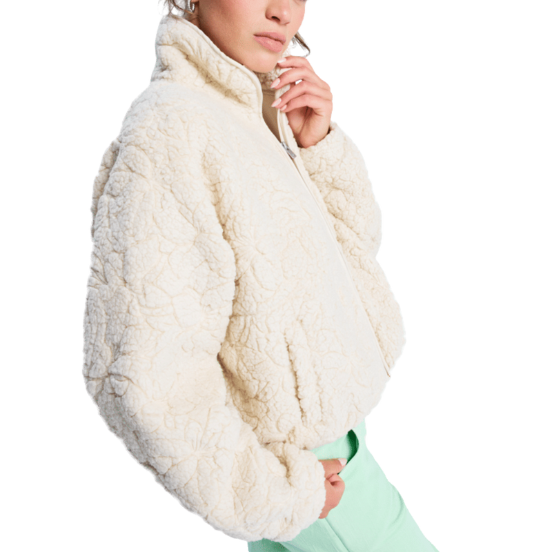 Roxy - Blurry Cloud - Parchment - Fleece Jacke