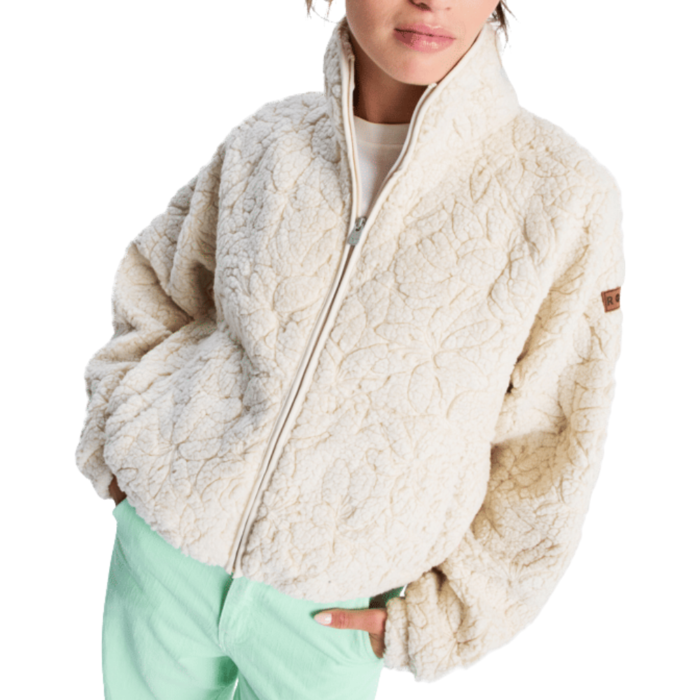 Roxy - Blurry Cloud - Parchment - Fleece Jacke