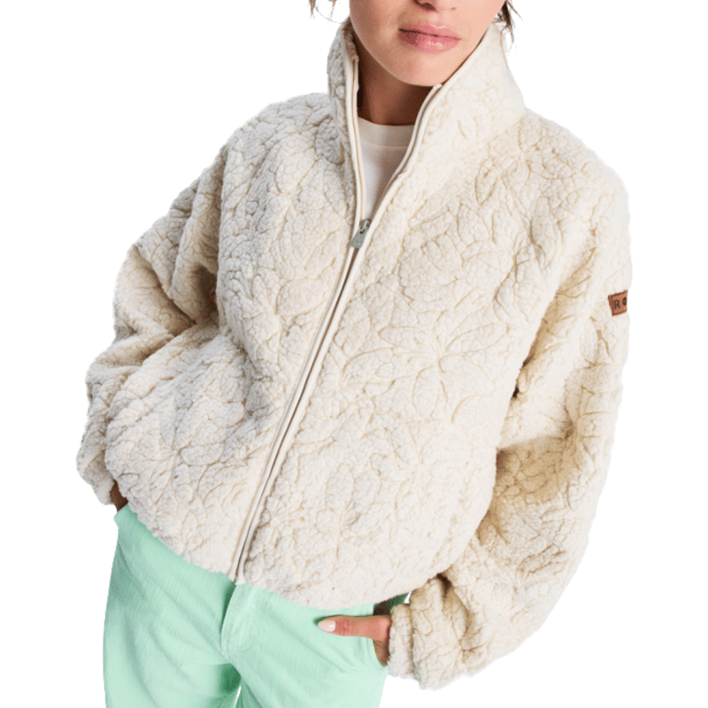 Roxy - Blurry Cloud - Parchment - Fleece Jacke