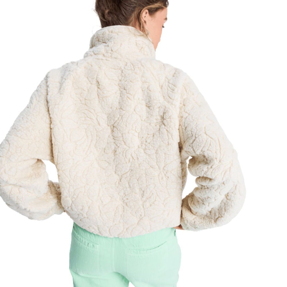 Roxy - Blurry Cloud - Parchment - Fleece Jacke