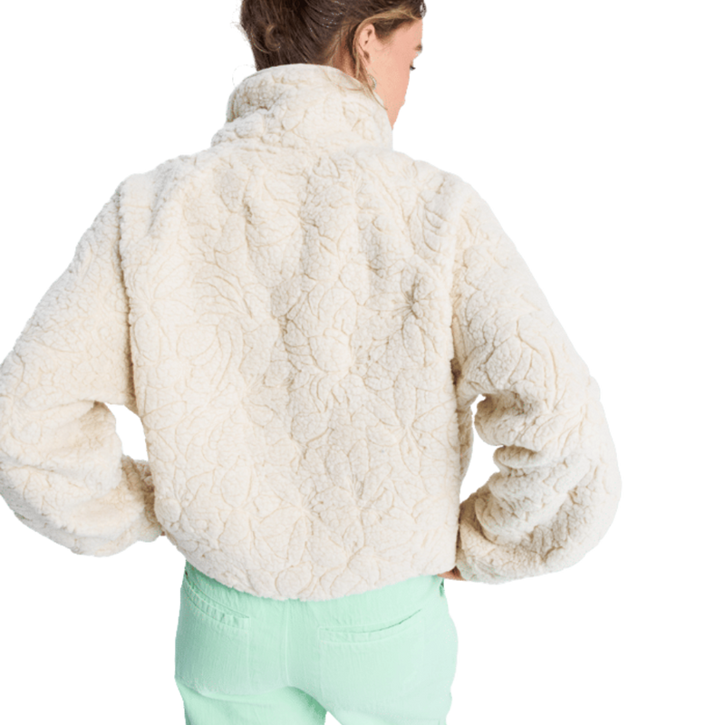Roxy - Blurry Cloud - Parchment - Fleece Jacke