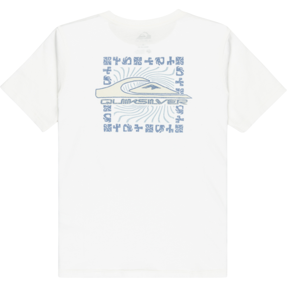 Quiksilver - Evo Border Lines SS Youth - Snow White - T-Shirt