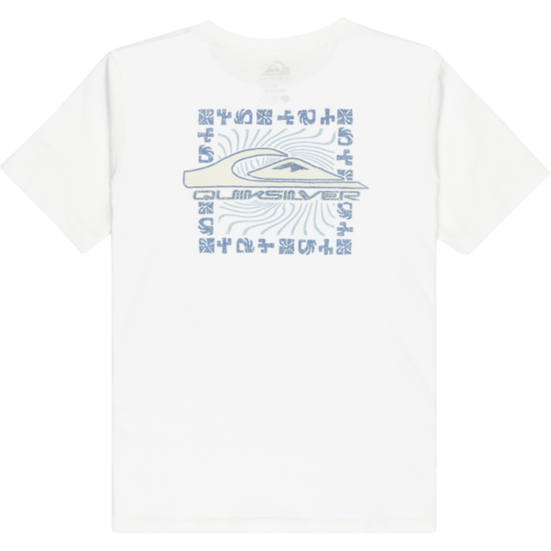 Quiksilver - Evo Border Lines SS Youth - Snow White - T-Shirt