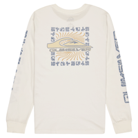 Quiksilver - Evo Border Lines LS Youth - Snow White - T-Shirt Langarm