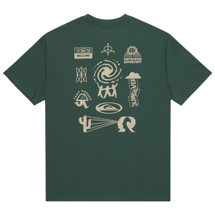 Quiksilver - Pto Welcome All SS - Trekking Green - T-Shirt