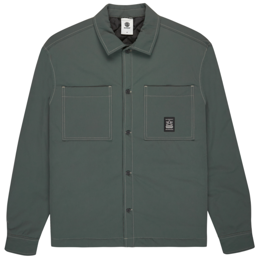 Element - Liner Shirt - Ardoise - Langarmhemd