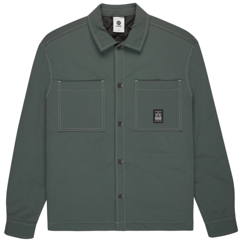 Element - Liner Shirt - Ardoise - Langarmhemd