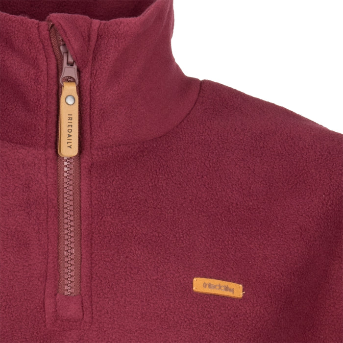 Iriedaily - Half Indi Troyer - Wine - Fleece Sweater