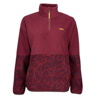 Iriedaily - Half Indi Troyer - Wine - Fleece Sweater